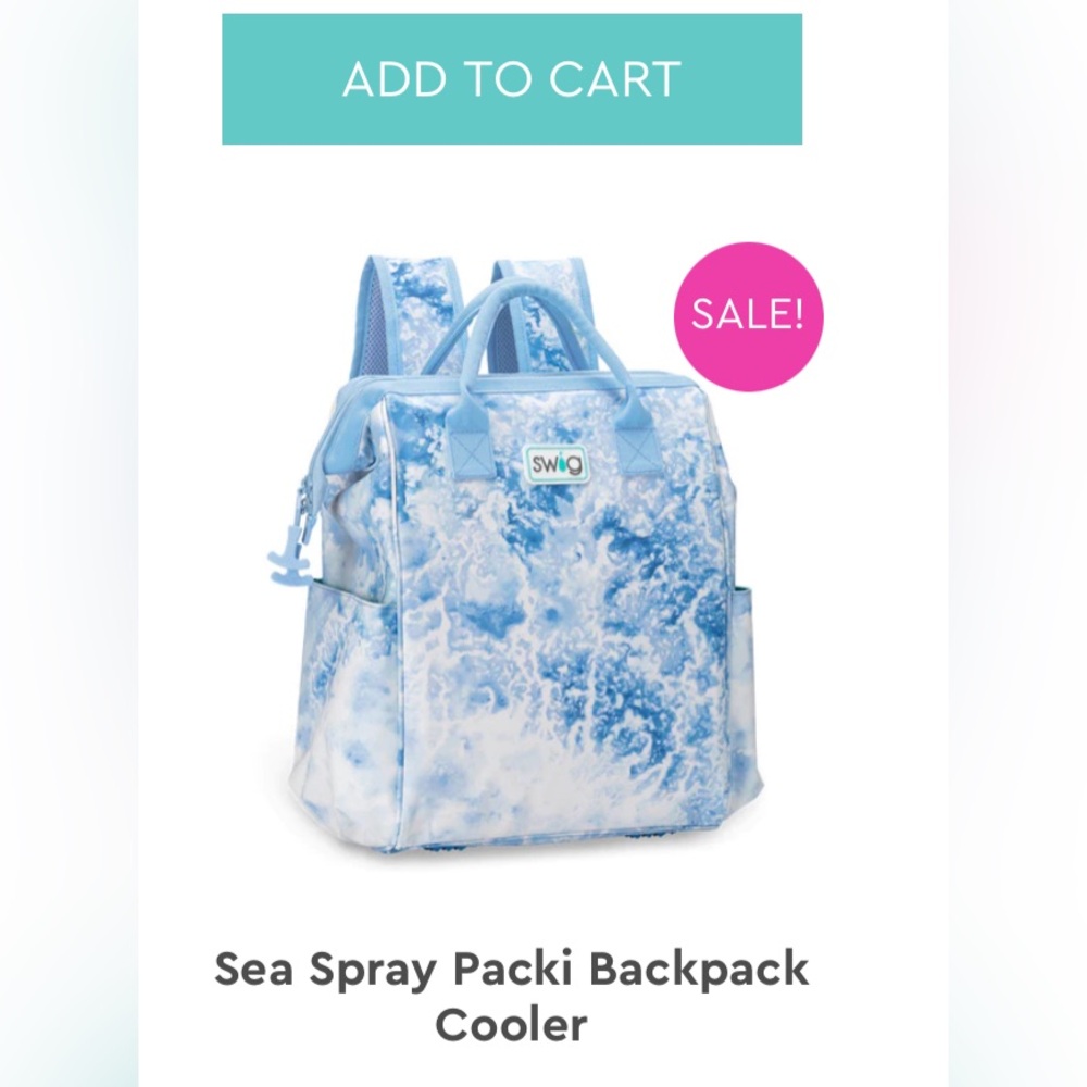 Swig backpack cooler.
